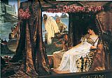 Sir Lawrence Alma-Tadema Antony and Cleopatra painting